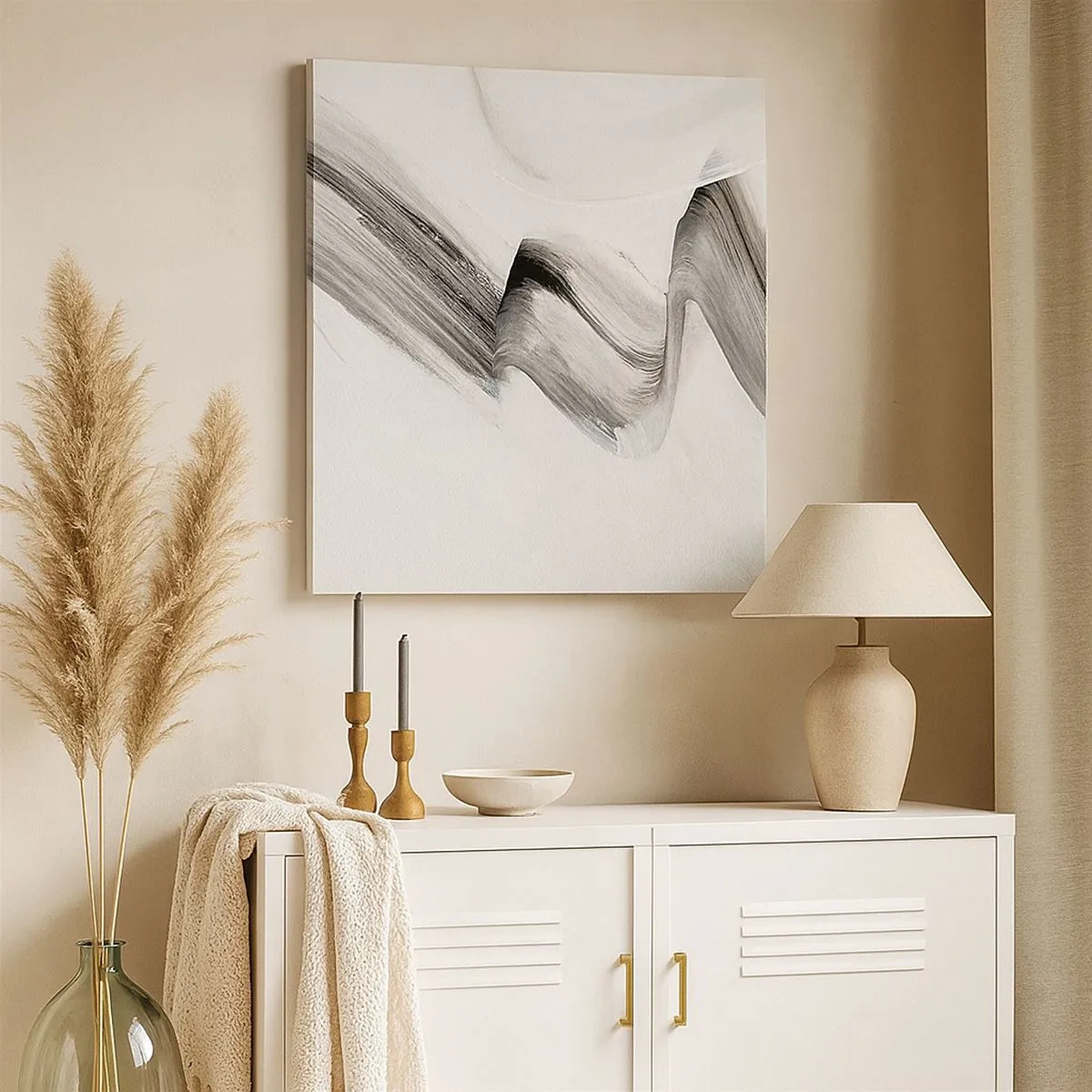 Lærredstryk - Billede på lærred - Bare for sjov - 30x30 cm