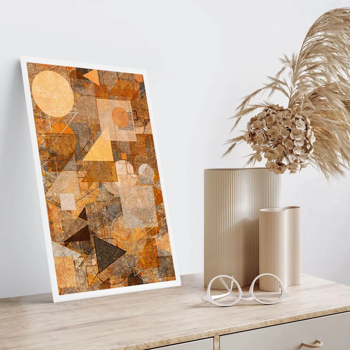 Plakat - Kubistisk bronzeundersøgelse - 40x50 cm