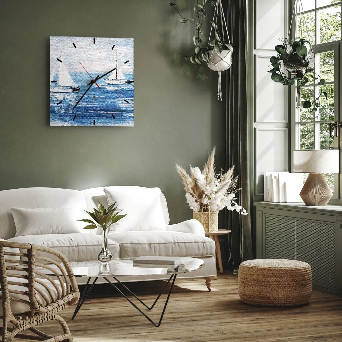 Vægur, Uret - Med en ven ved din side - 30x30 cm