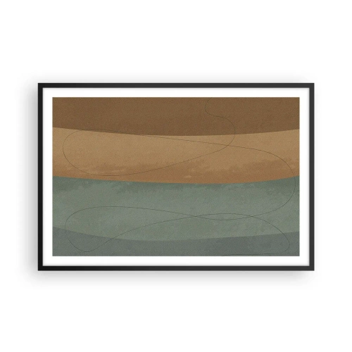 Plakat i sort ramme - Vandret sammensætning - 91x61 cm