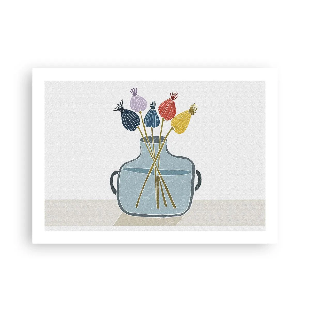 Plakat - Som et valmuefrø - 70x50 cm