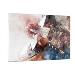 Billede på glas - Og hvad synes du? - 120x80 cm