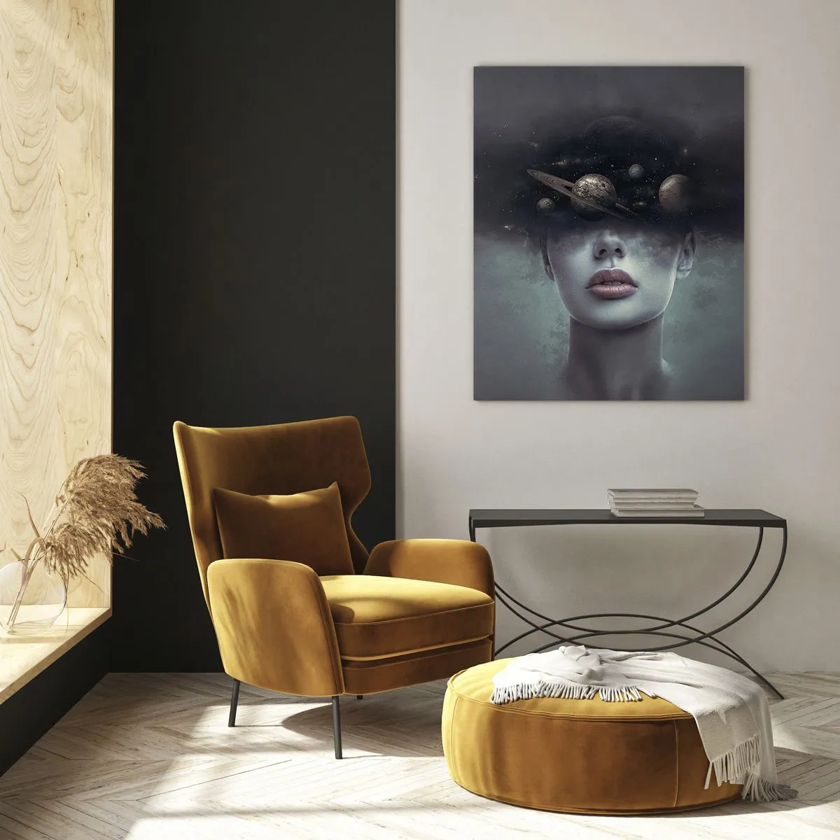 Billede på glas - Og planeterne er ved at gå amok... - 50x70 cm