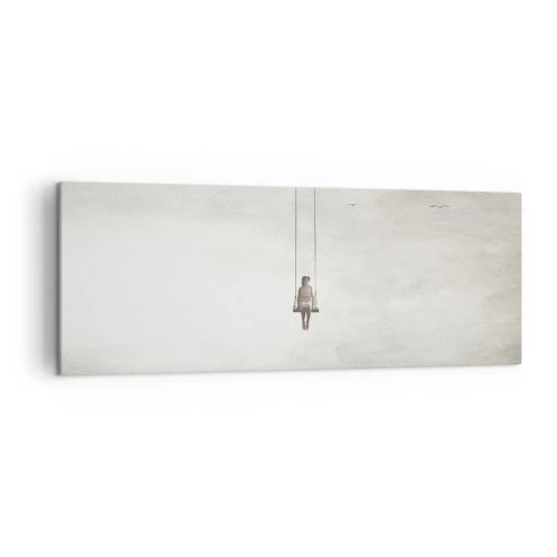 Lærredstryk - Billede på lærred - Barnet i os selv - 140x50 cm