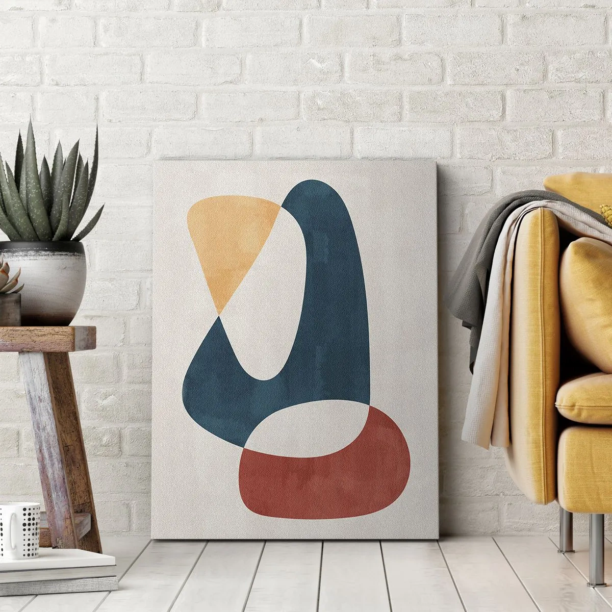 Lærredstryk - Billede på lærred - Påvirkninger og metamorfoser - 45x80 cm