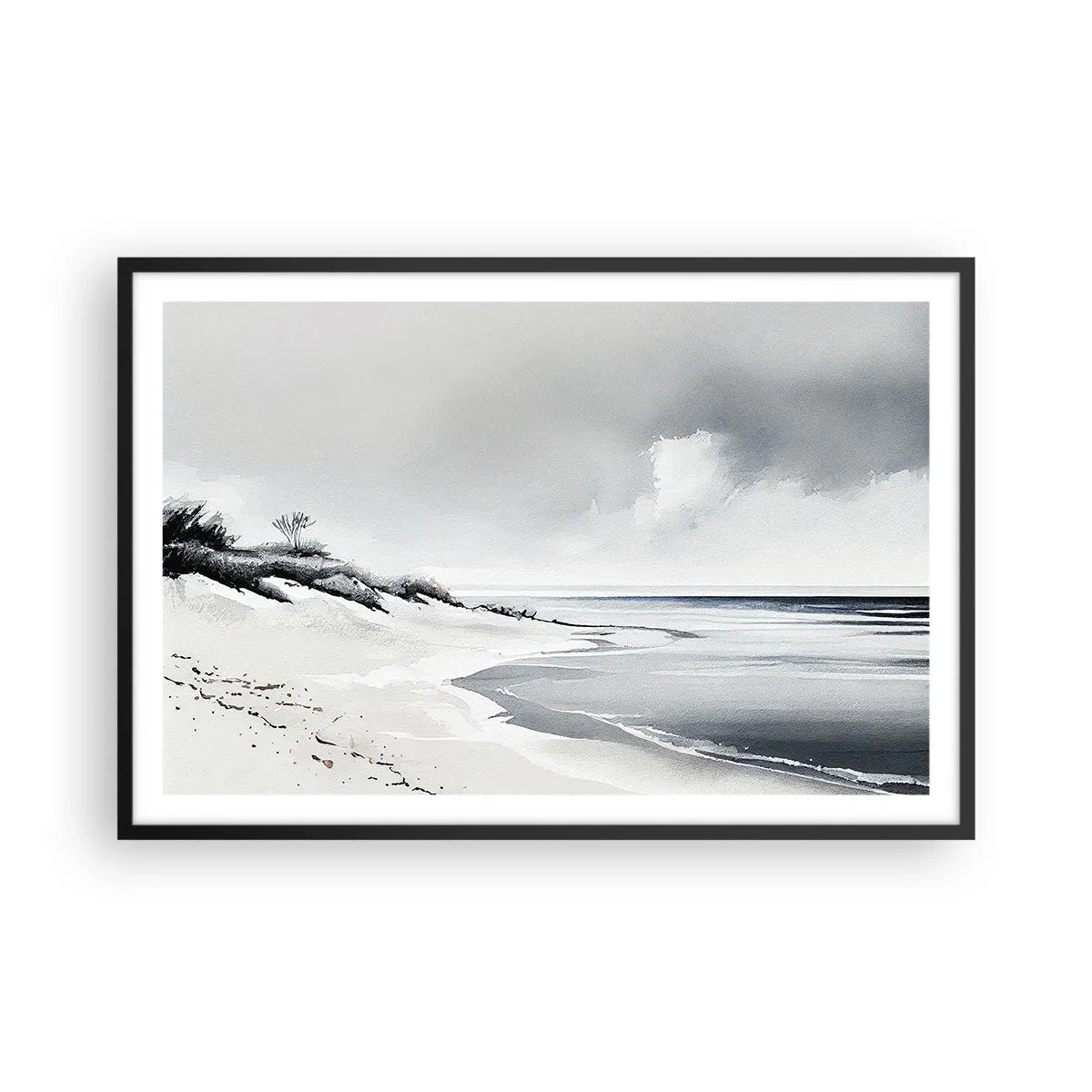 Plakat i sort ramme - Altid sammen - 91x61 cm