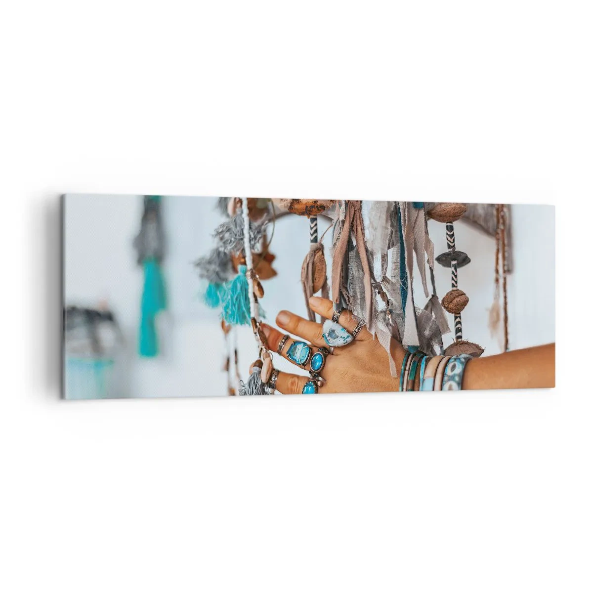 Lærredstryk - Billede på lærred - Lokale skatte - 140x50 cm