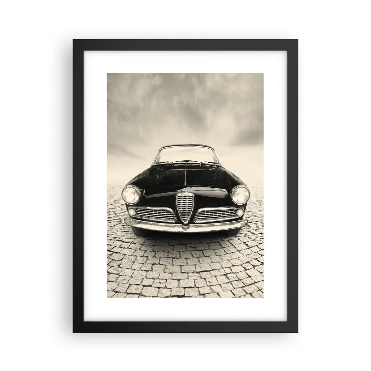 Plakat i sort ramme - Og hvordan kan man ikke elske mig? - 30x40 cm