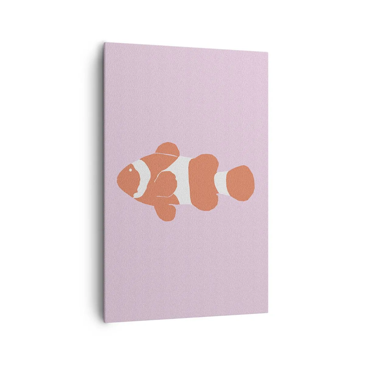 Lærredstryk - Billede på lærred - I koraller til ansigt og hale - 80x120 cm