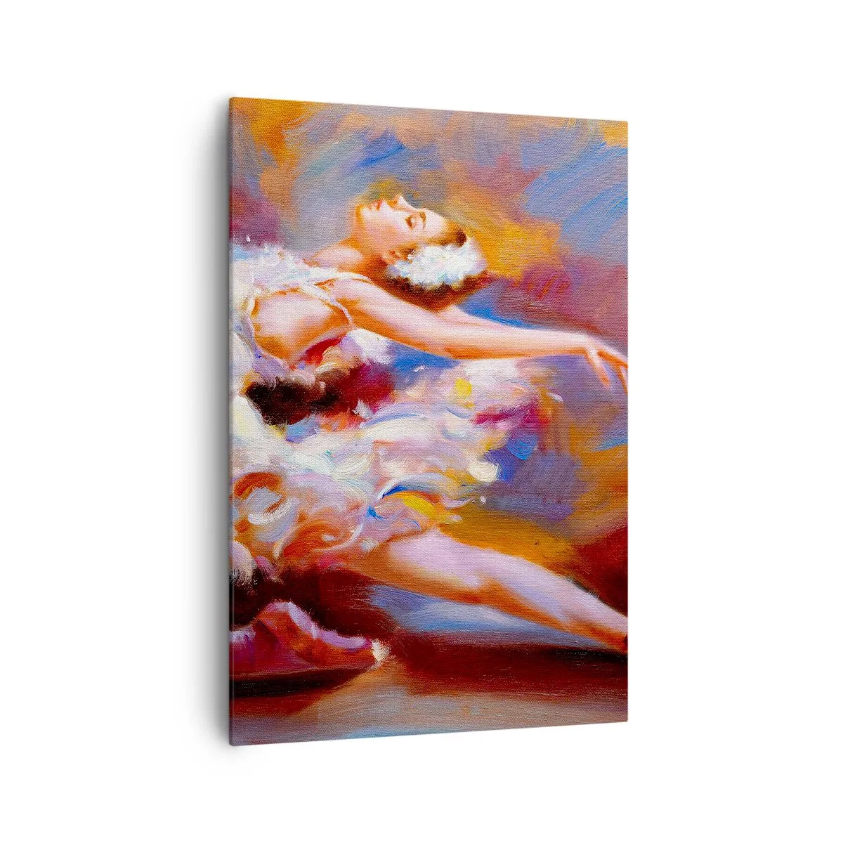 Lærredstryk - Billede på lærred - Svanens ynde - 70x100 cm