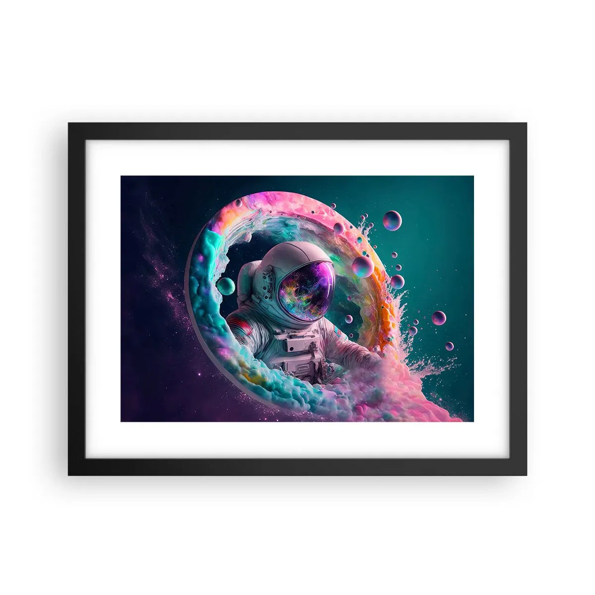 Plakat i sort ramme - Stjerneport - 40x30 cm