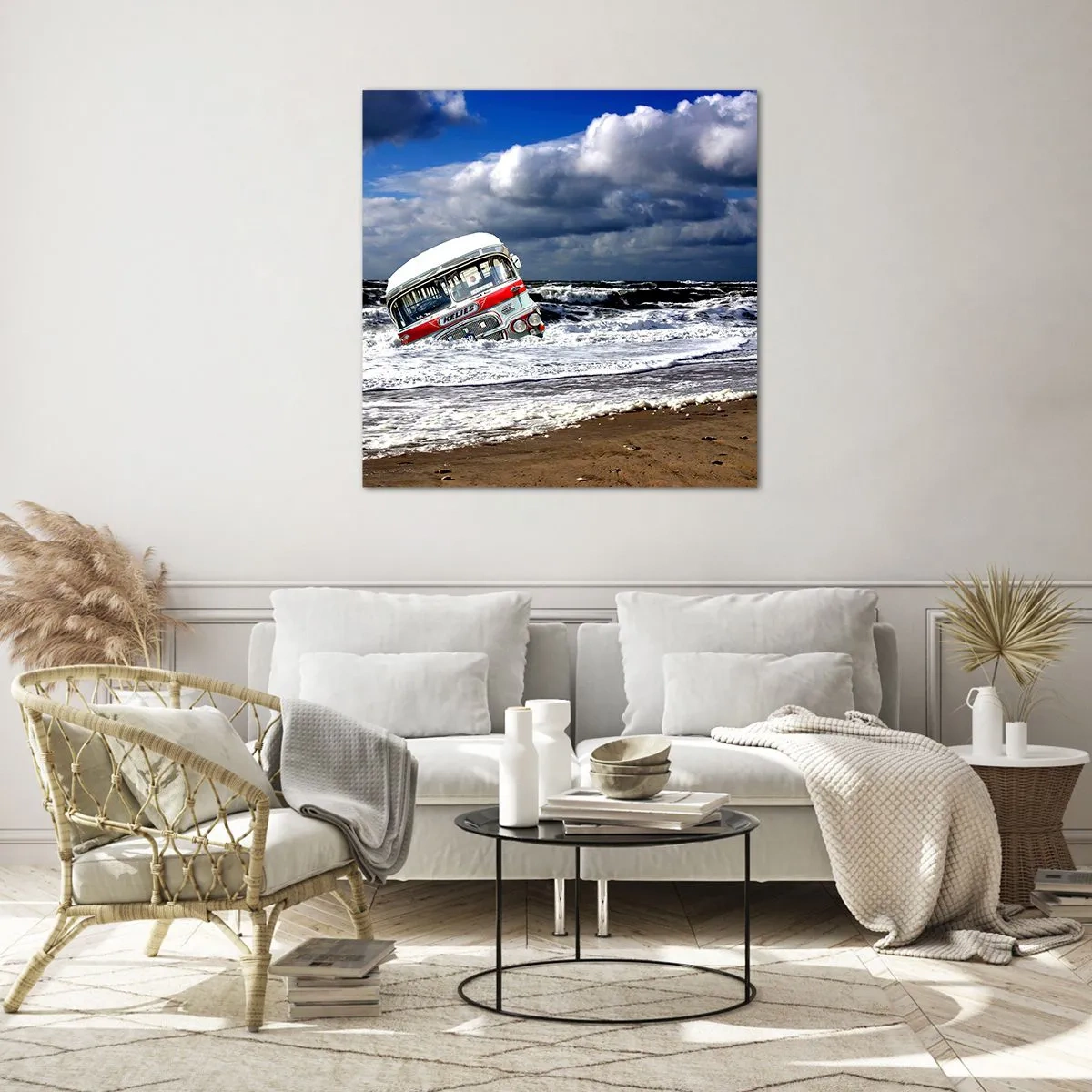 Billede på glas - Og hvad er du overrasket over? - 50x50 cm