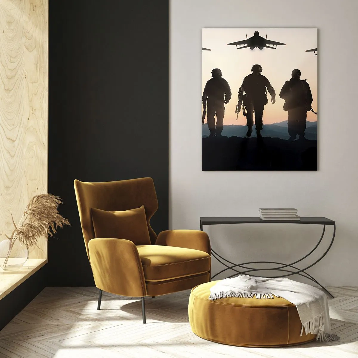 Billede på glas - Velkommen til vores verden - 70x100 cm