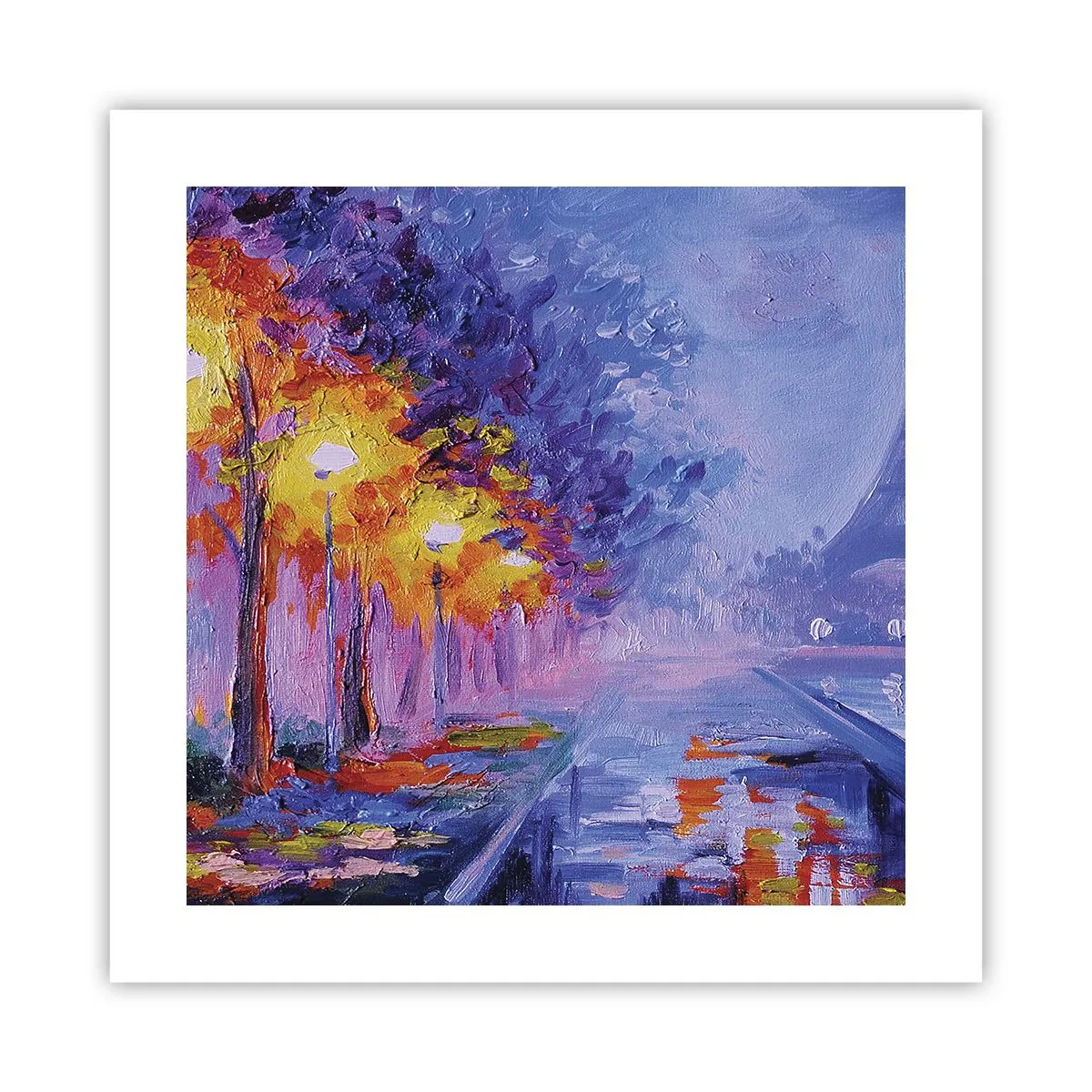 Plakat - En drømmevandring - 40x40 cm