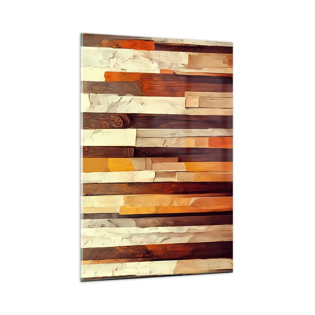 Billede på glas - Hymne af skovens træer - 80x120 cm