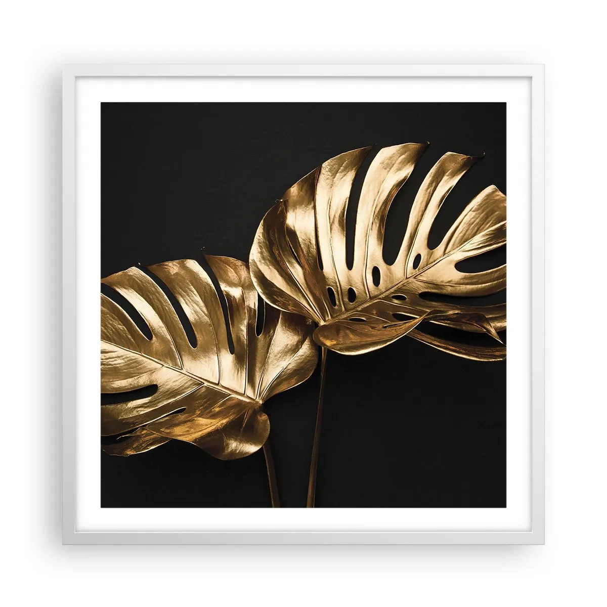 Plakat i hvid ramme - Naturens skatte - 60x60 cm