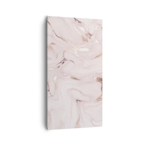 Lærredstryk - Billede på lærred - I et lyserødt tørklæde - 55x100 cm