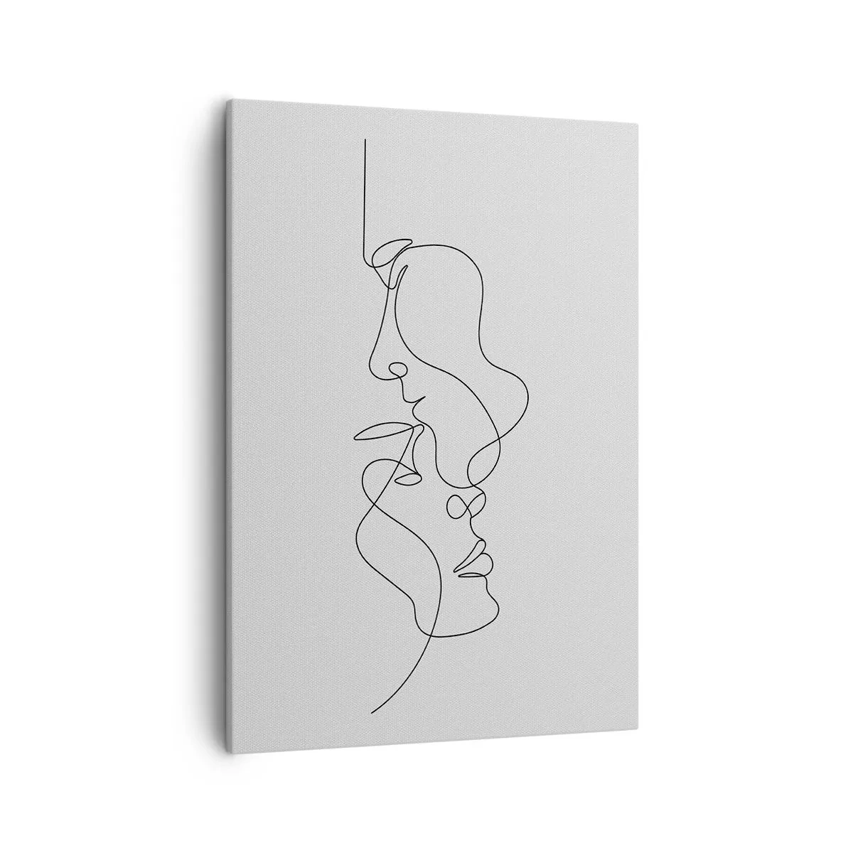 Lærredstryk - Billede på lærred - Gløderne af glubende begær - 50x70 cm