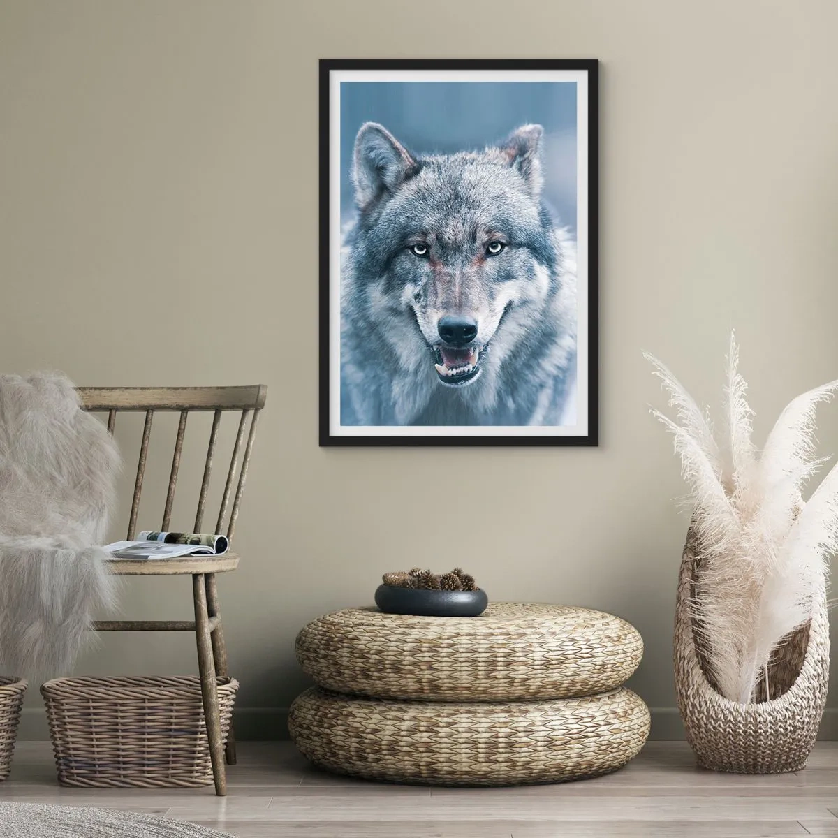 Plakat i sort ramme - Vil du tage udfordringen op? - 70x100 cm