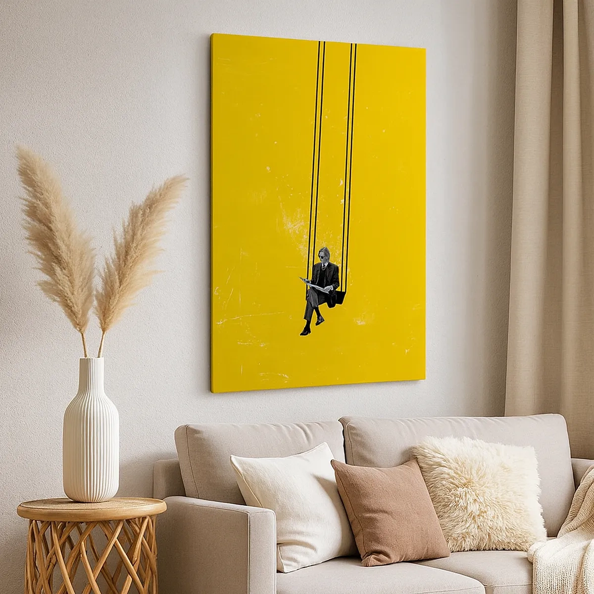 Lærredstryk - Billede på lærred - En dag som alle andre - 50x70 cm