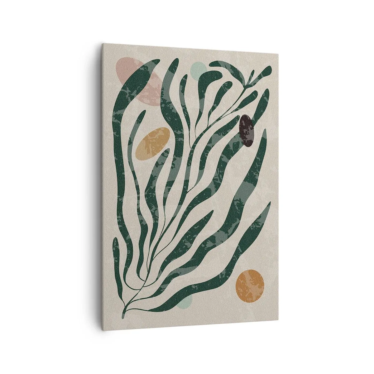 Lærredstryk - Billede på lærred - Blandt det grønne - 70x100 cm