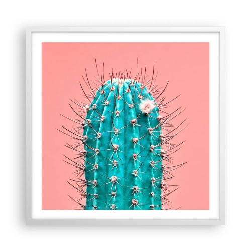 Plakat i hvid ramme - Bare se - 60x60 cm