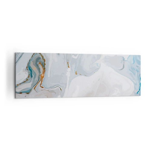 Lærredstryk - Billede på lærred - Hvid opløftet - 160x50 cm