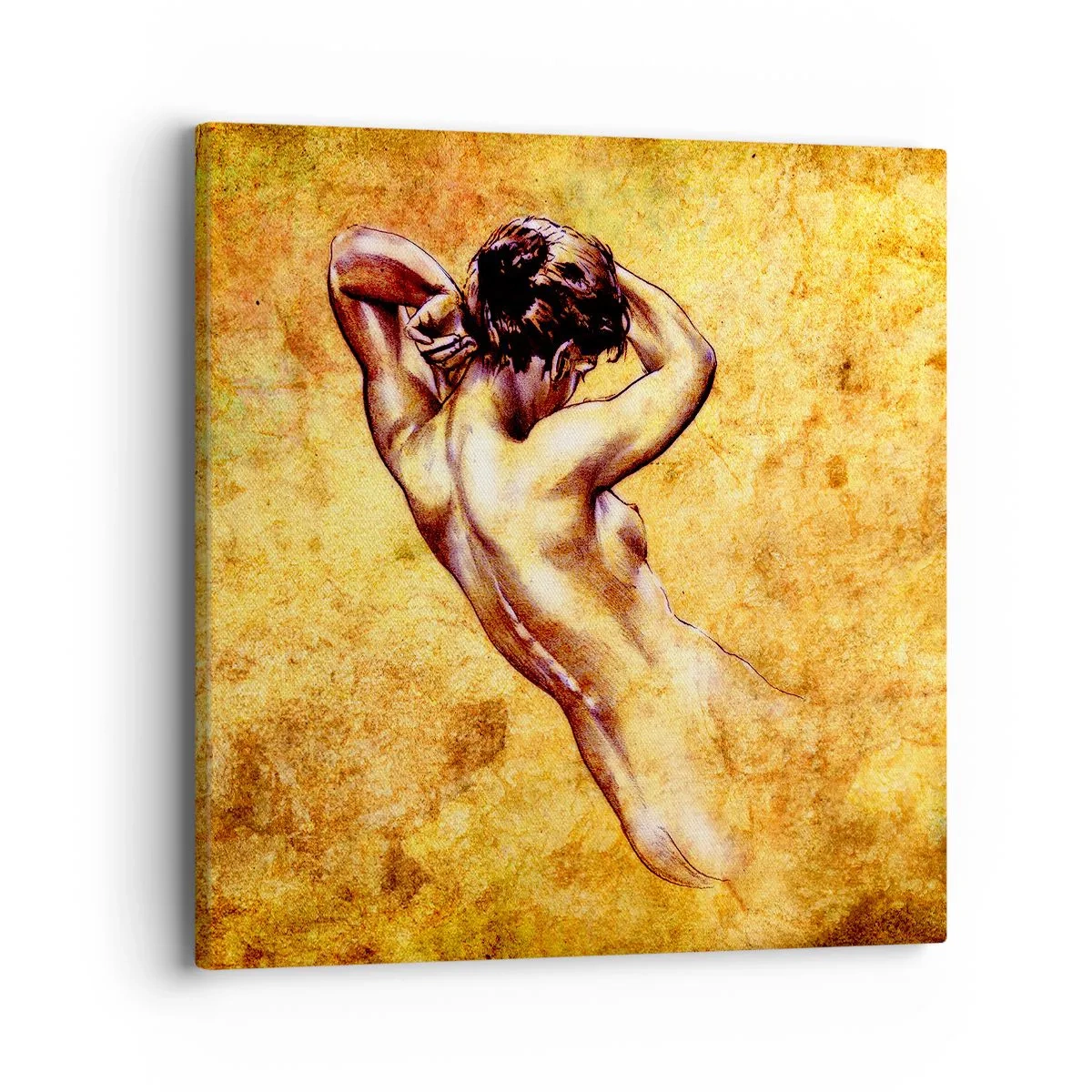 Lærredstryk - Billede på lærred - Afsløret, men stadig et mysterium - 40x40 cm