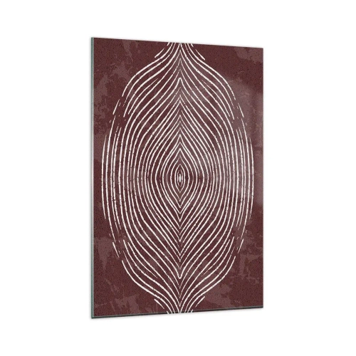 Billede på glas - Rummet taler - 80x120 cm