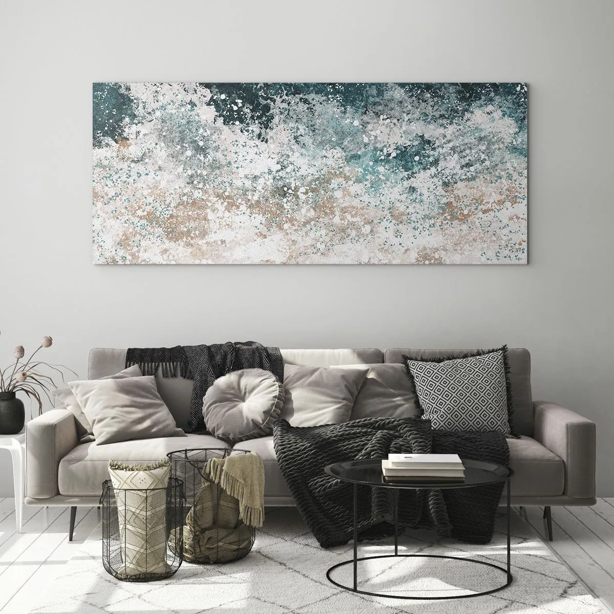 Billede på glas - Historier fra havet - 140x50 cm