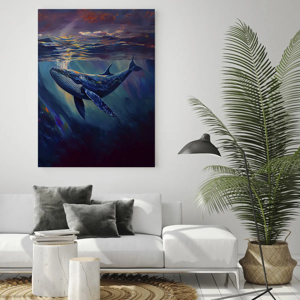 Billede på glas - Velkommen til min verden - 50x70 cm