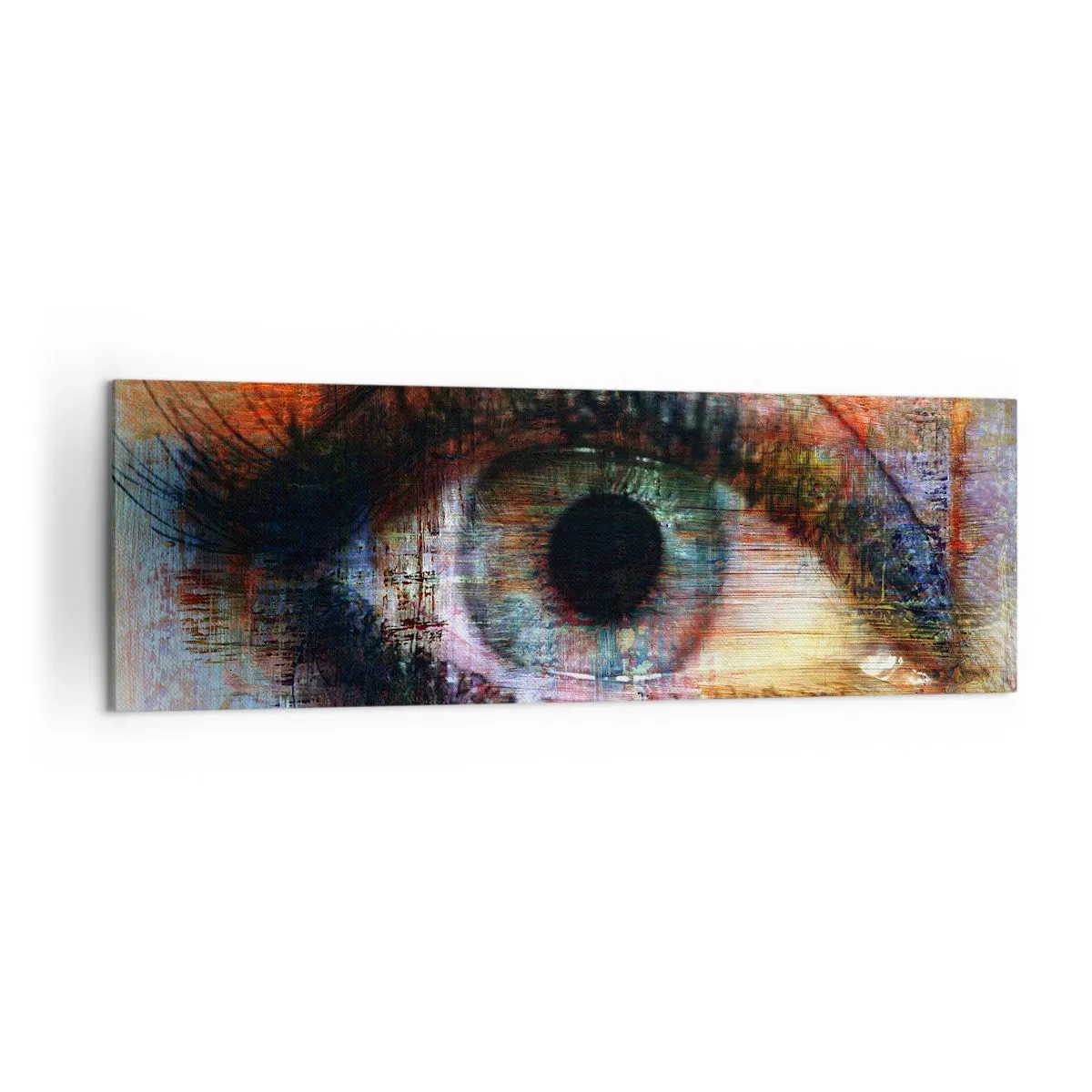 Lærredstryk - Billede på lærred - Du kan se ind i sjælen - 160x50 cm