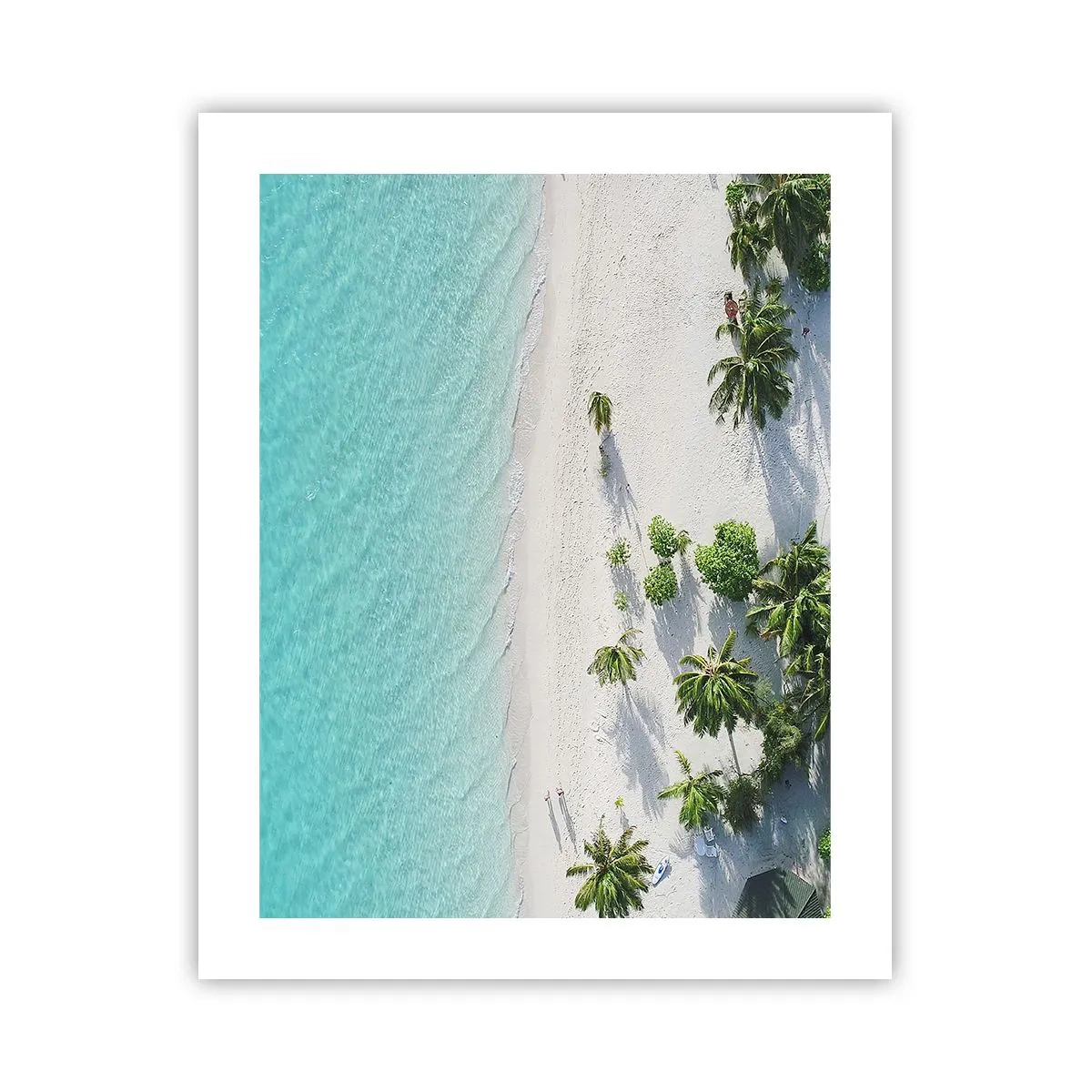 Plakat - Ferie i paradis - 40x50 cm