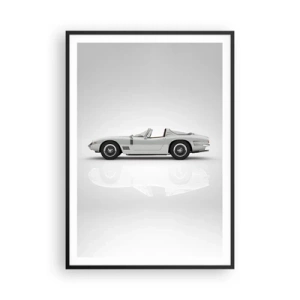 Plakat i sort ramme - Løftet om sjov - 70x100 cm