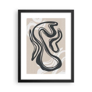 Plakat i sort ramme - Multipliceret udtryk - 30x40 cm