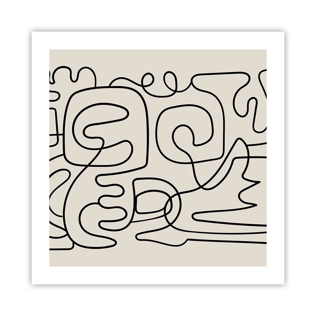 Plakat - På sporet - 50x50 cm