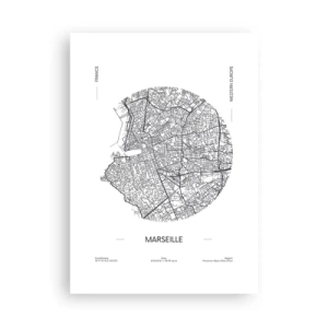 Plakat - Marseilles anatomi - 50x70 cm