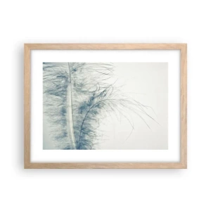 Plakat i ramme af lyst egetræ - Naturens hvisken - 40x30 cm