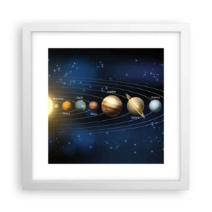 Plakat i hvid ramme - En ud af ti - 30x30 cm