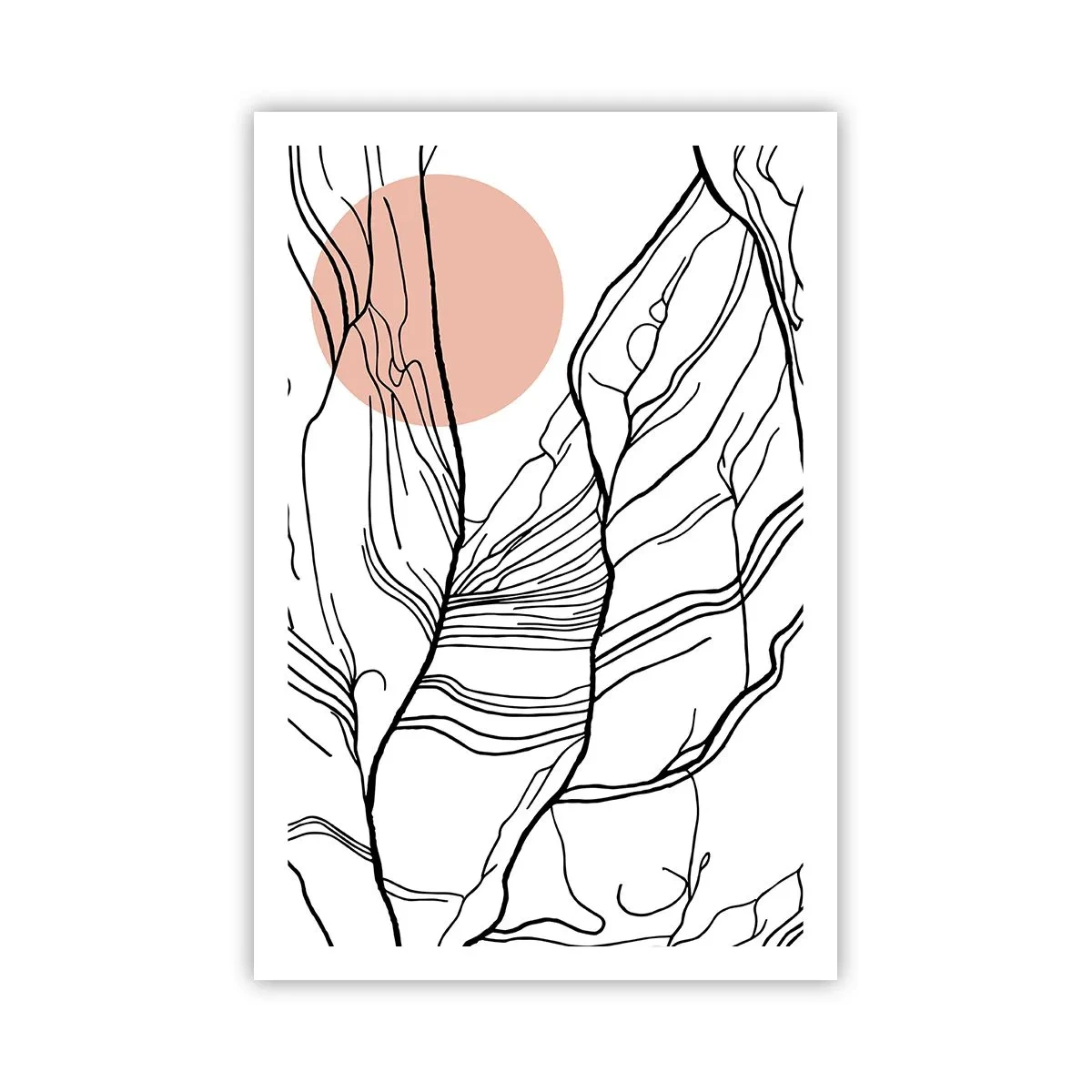 Plakat - I et netværk af kviste - 61x91 cm