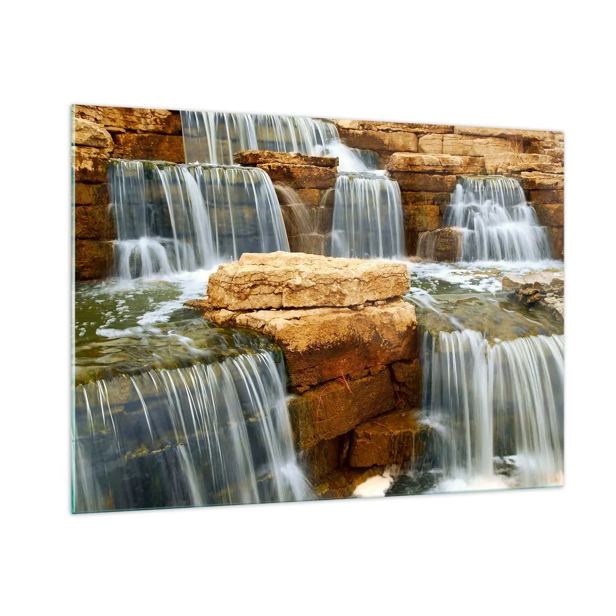 Billede på glas - Trappe til himlen - 100x70 cm