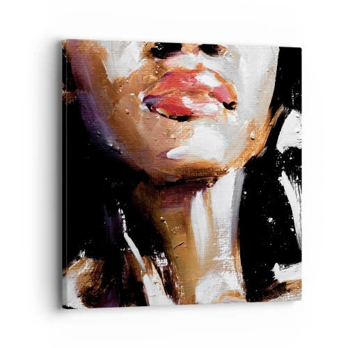 Lærredstryk - Billede på lærred - Stolthed uden fordomme - 40x40 cm