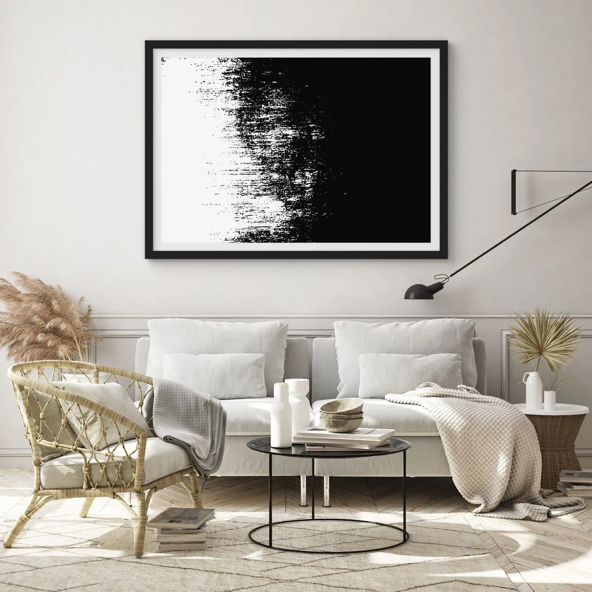 Plakat i sort ramme - Og vinderen er... - 40x30 cm