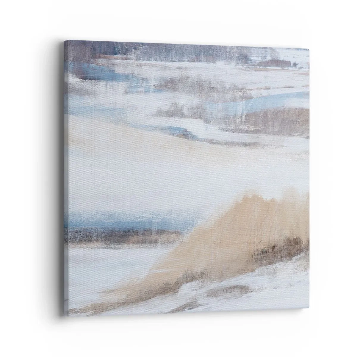 Lærredstryk - Billede på lærred - Vinterkomposition - 40x40 cm