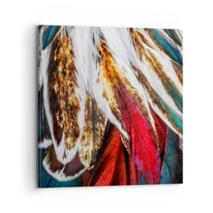 Lærredstryk - Billede på lærred - Flyvningens hemmeligheder - 70x70 cm