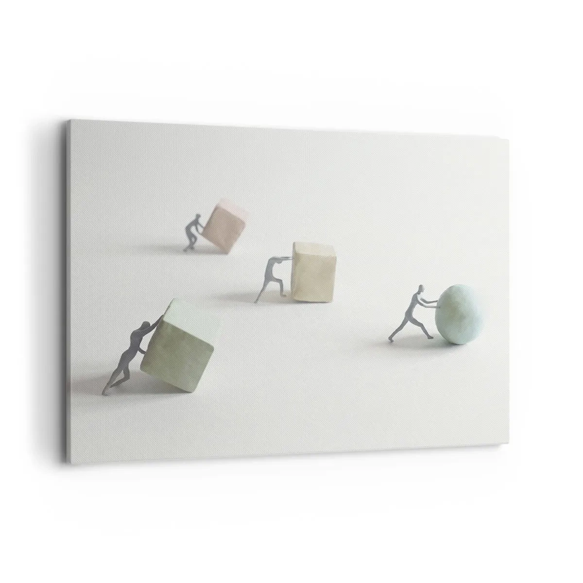 Lærredstryk - Billede på lærred - Selve livet - 100x70 cm