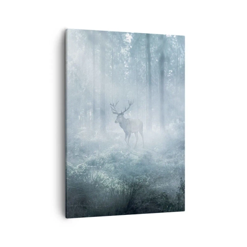 Lærredstryk - Billede på lærred - Morgenvandring rundt på godset - 50x70 cm