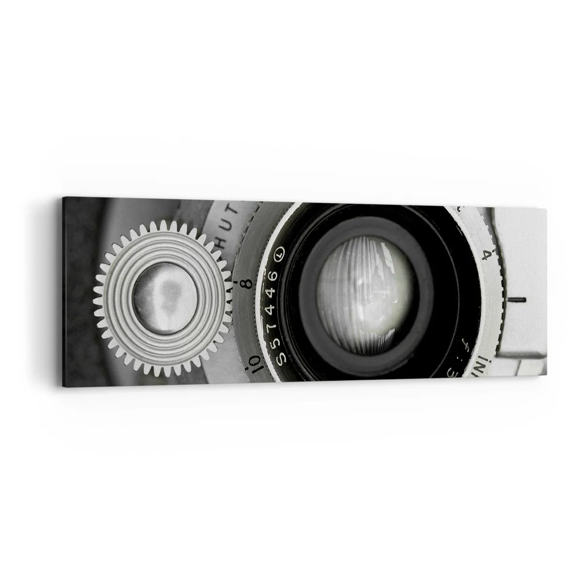 Lærredstryk - Billede på lærred - Historien om Hollywood - 90x30 cm