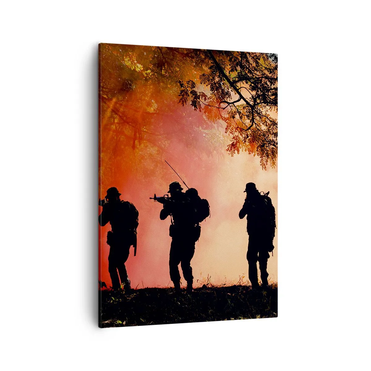 Lærredstryk - Billede på lærred - ...Alle for én. - 50x70 cm
