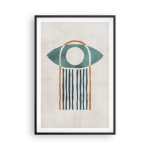 Plakat i sort ramme - Tegn og ritualer - 61x91 cm